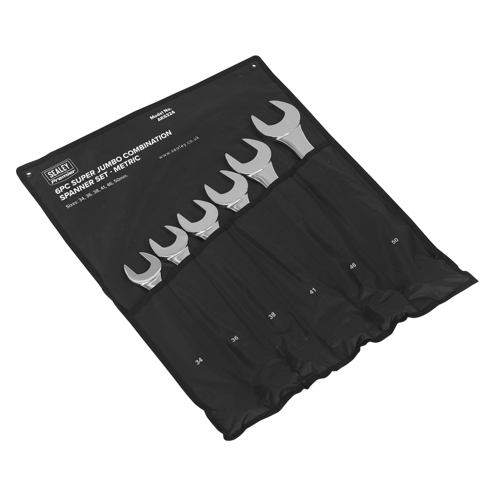 Super Jumbo Combination Spanner Set 6pc AK6324