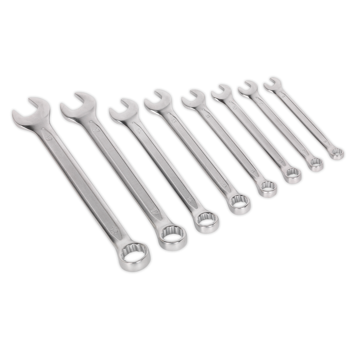 Combination Spanner Set 8-19mm 8pc AK63252