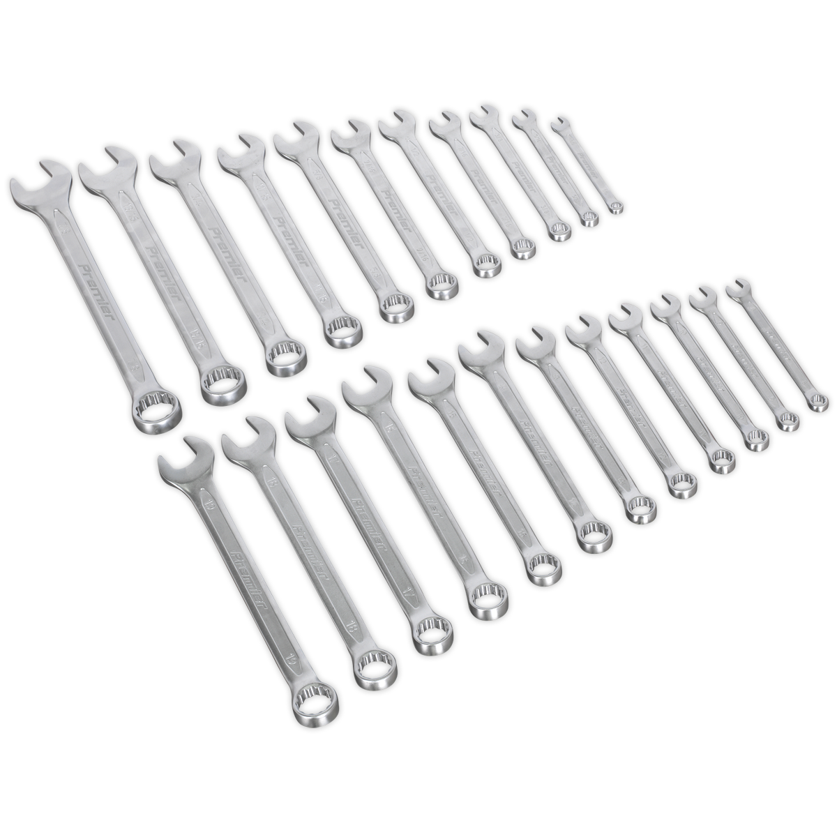 Metric/Imperial Combination Spanner Set 23pc AK63256