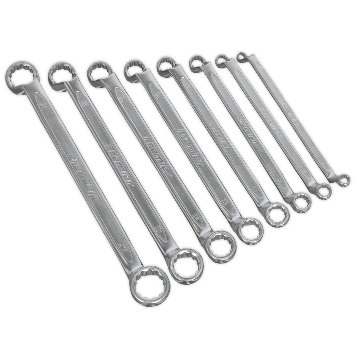 Offset Double End Ring Spanner Set 8pc AK63257