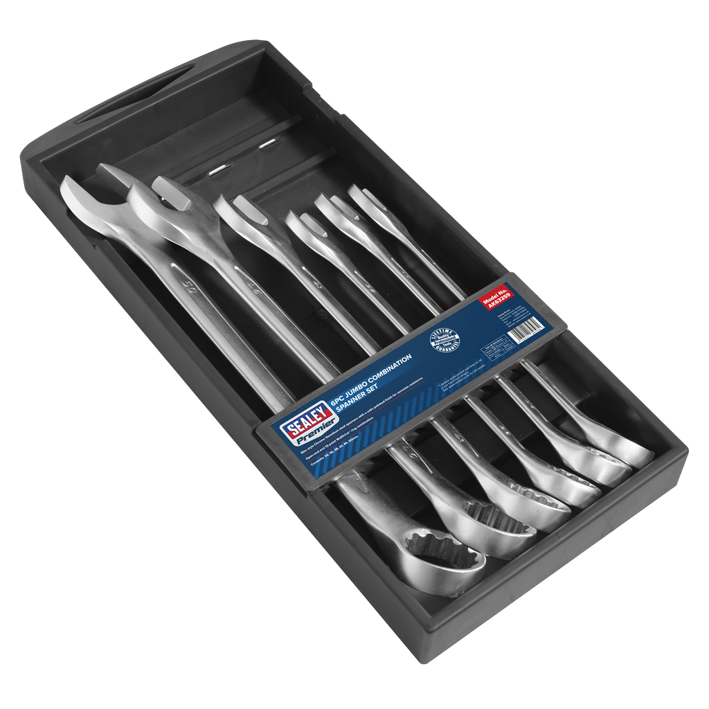 Jumbo Combination Spanner Set 6pc AK63259