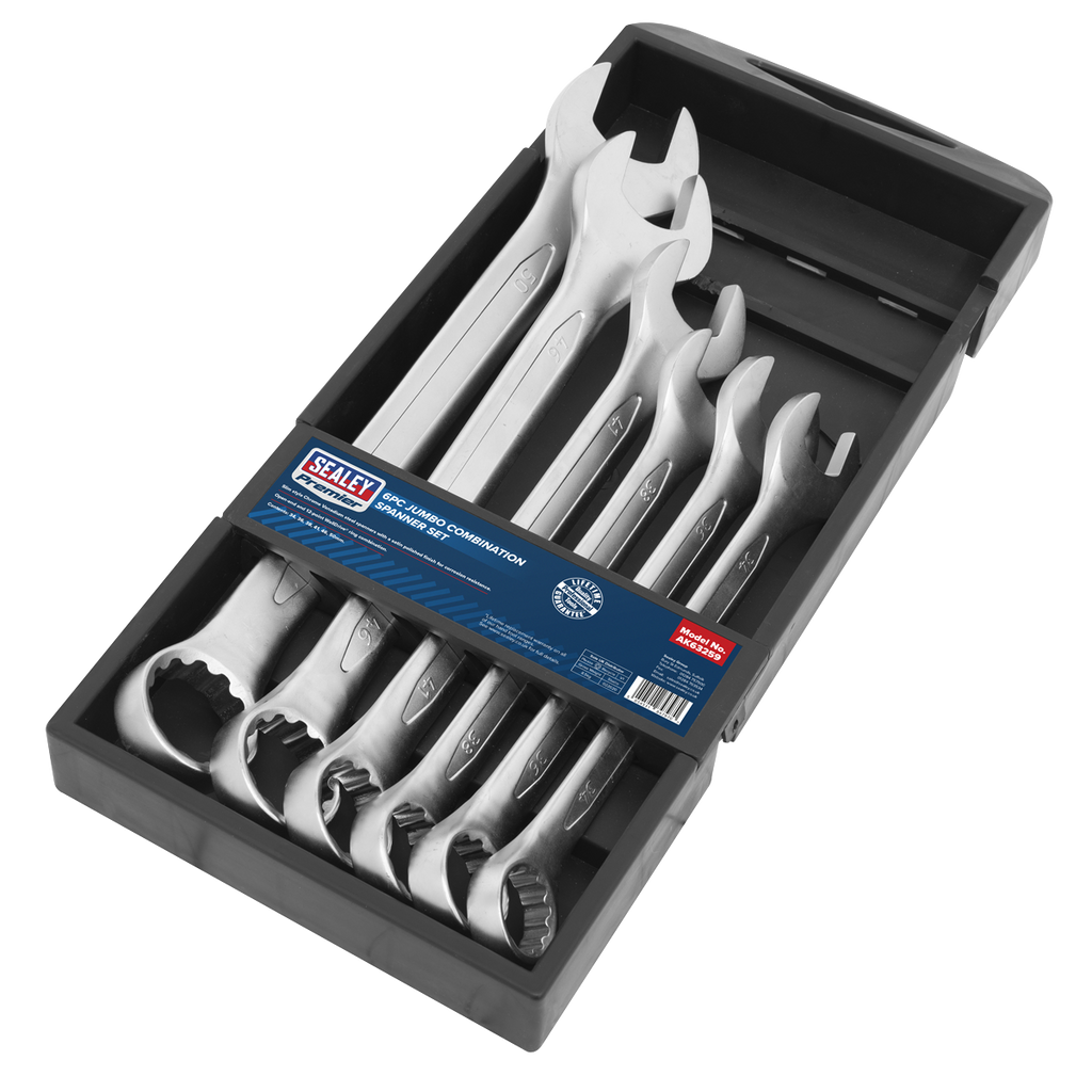 Jumbo Combination Spanner Set 6pc AK63259
