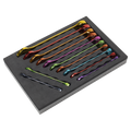 Multi-Coloured Combination Spanner Set 12pc AK63267