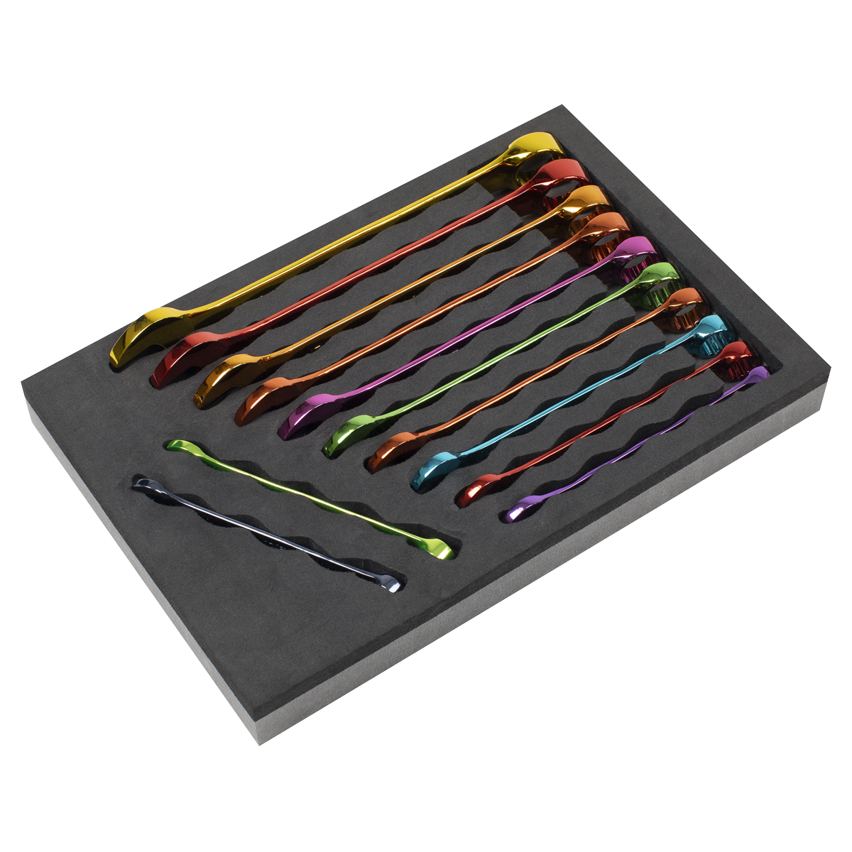 Multi-Coloured Combination Spanner Set 12pc AK63267