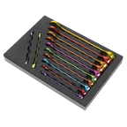 Multi-Coloured Combination Spanner Set 12pc AK63267