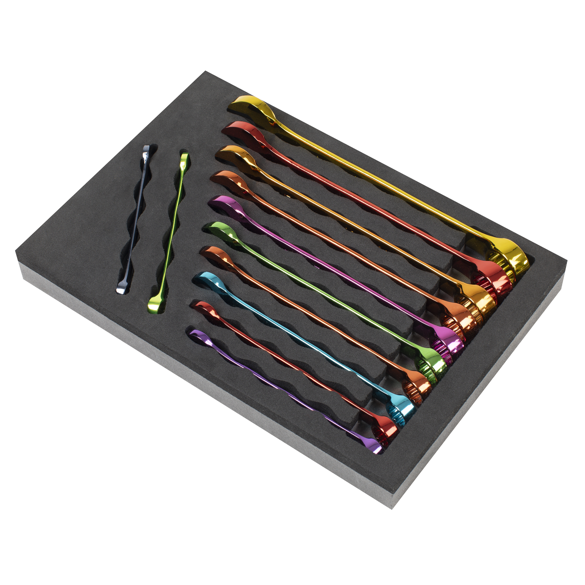 Multi-Coloured Combination Spanner Set 12pc AK63267