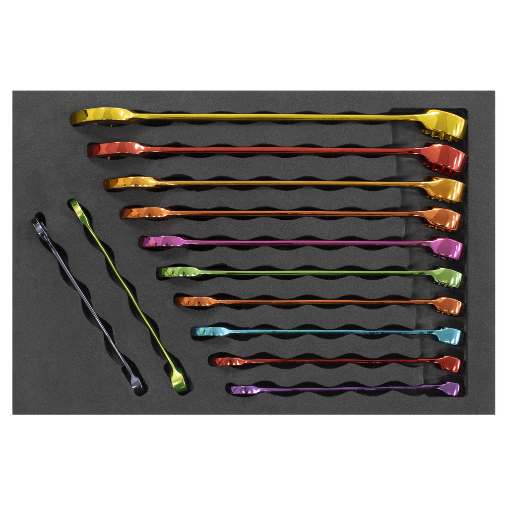 Multi-Coloured Combination Spanner Set 12pc AK63267