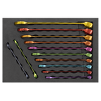 Multi-Coloured Combination Spanner Set 12pc AK63267