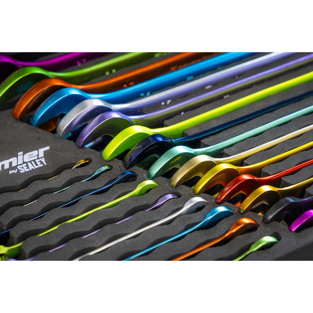 Multi-Coloured Combination Spanner Set 25pc AK63268