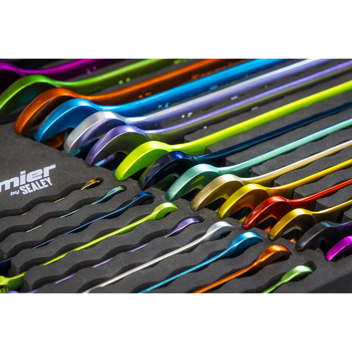 Multi-Coloured Combination Spanner Set 25pc AK63268