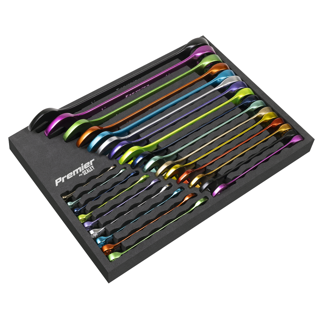 Multi-Coloured Combination Spanner Set 25pc AK63268