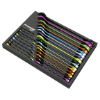 Multi-Coloured Combination Spanner Set 25pc AK63268