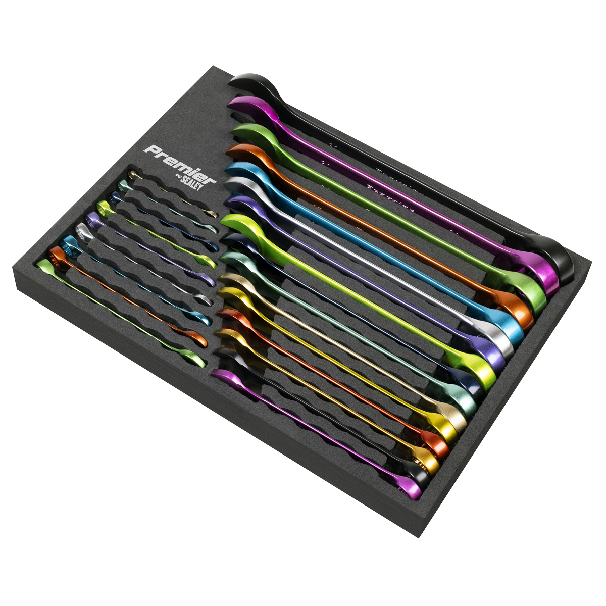 Multi-Coloured Combination Spanner Set 25pc AK63268