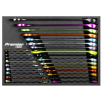 Multi-Coloured Combination Spanner Set 25pc AK63268