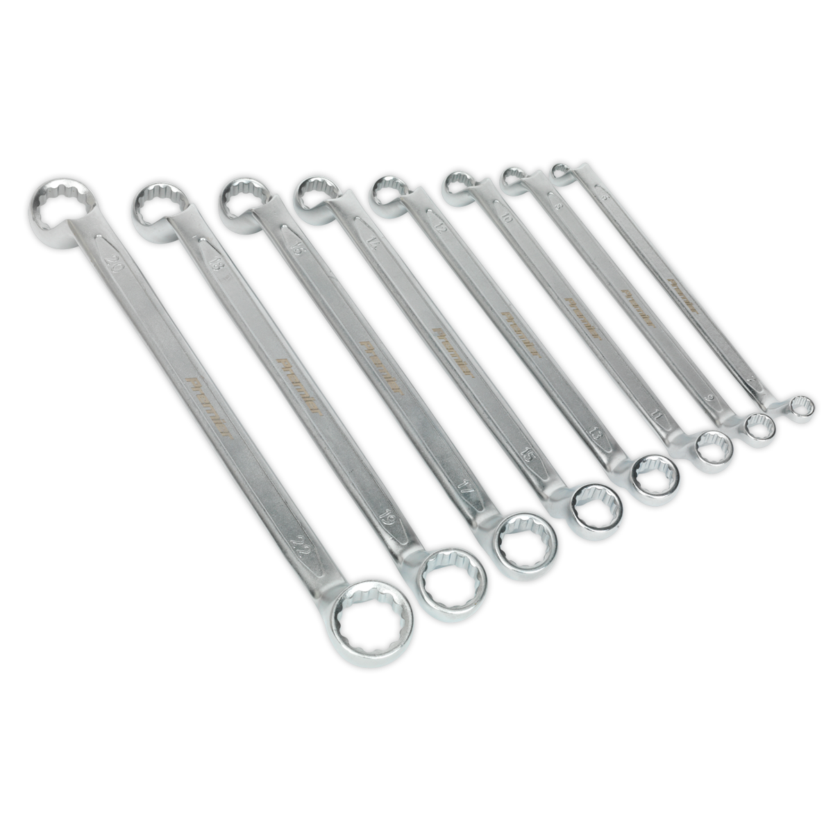 Offset Double End Ring Spanner Set 8pc AK6327