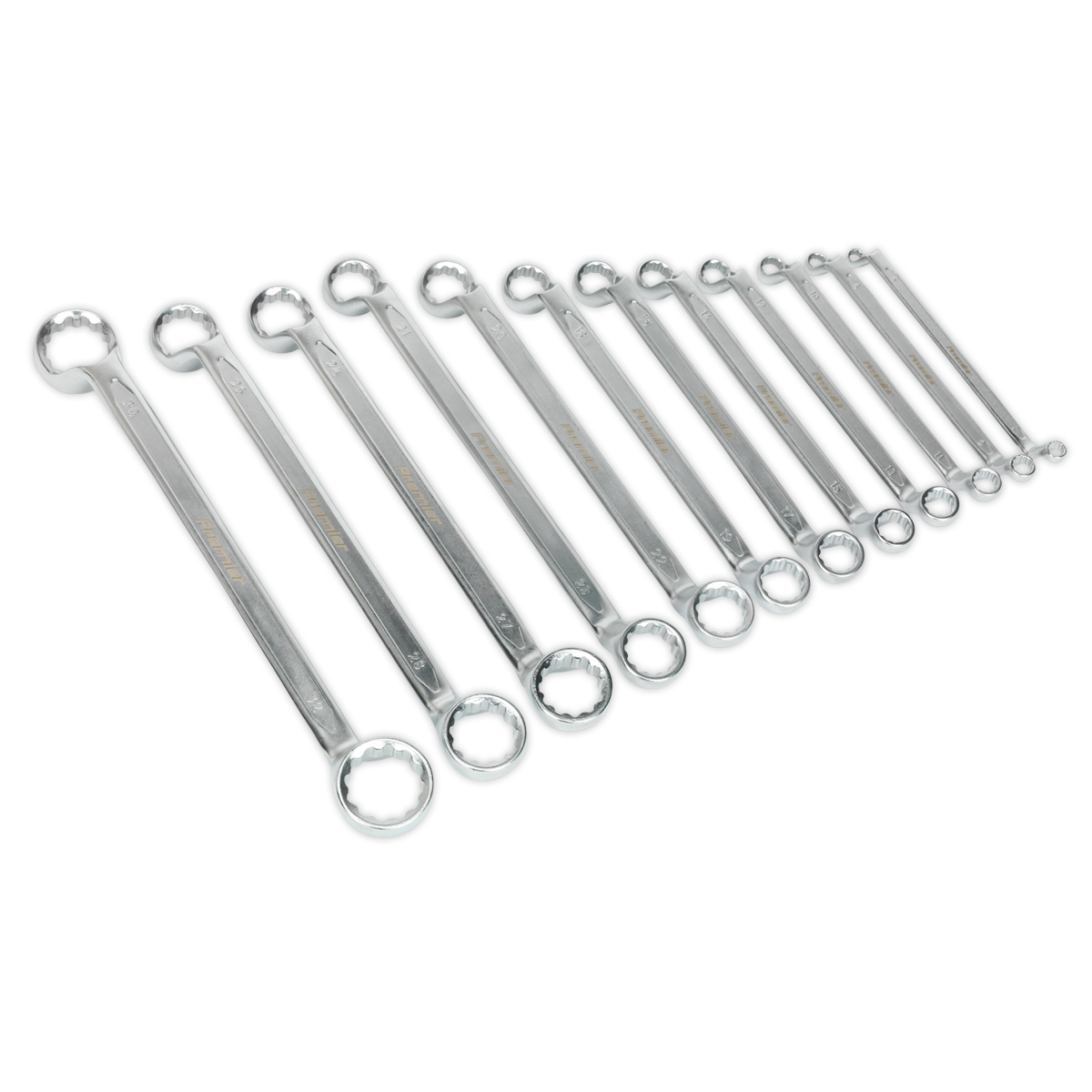 Offset Double End Ring Spanner Set 12pc AK6328