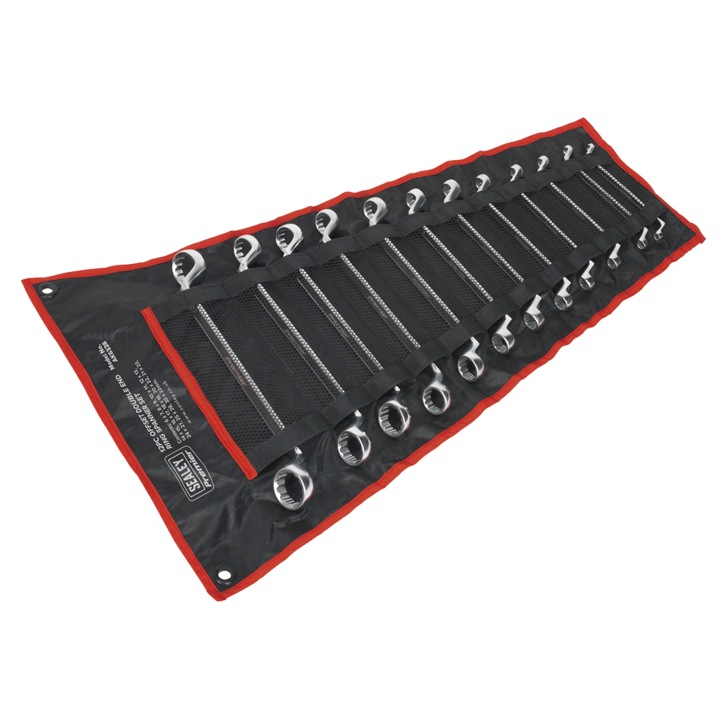 Offset Double End Ring Spanner Set 12pc AK6328