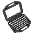 Double Flexi-Head Socket Spanner Set 6pc AK635