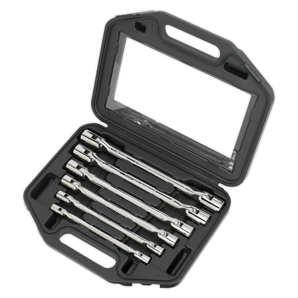 Double Flexi-Head Socket Spanner Set 6pc AK635