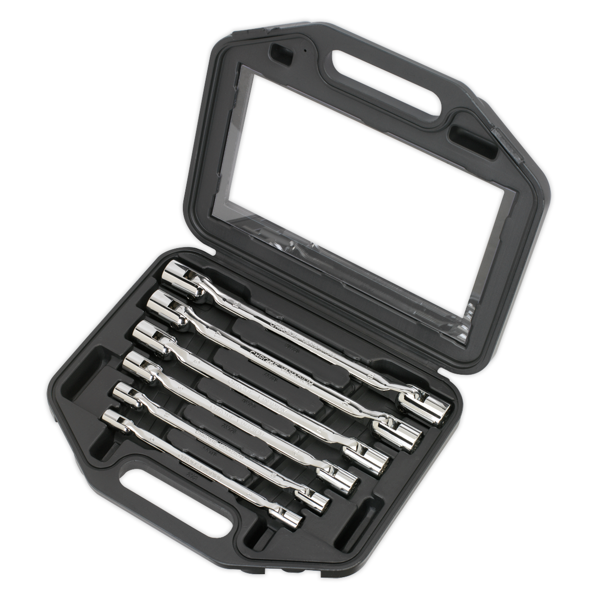 Double Flexi-Head Socket Spanner Set 6pc AK635