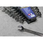 Extra-Long Combination Ratchet Spanner Set 10pc AK63914