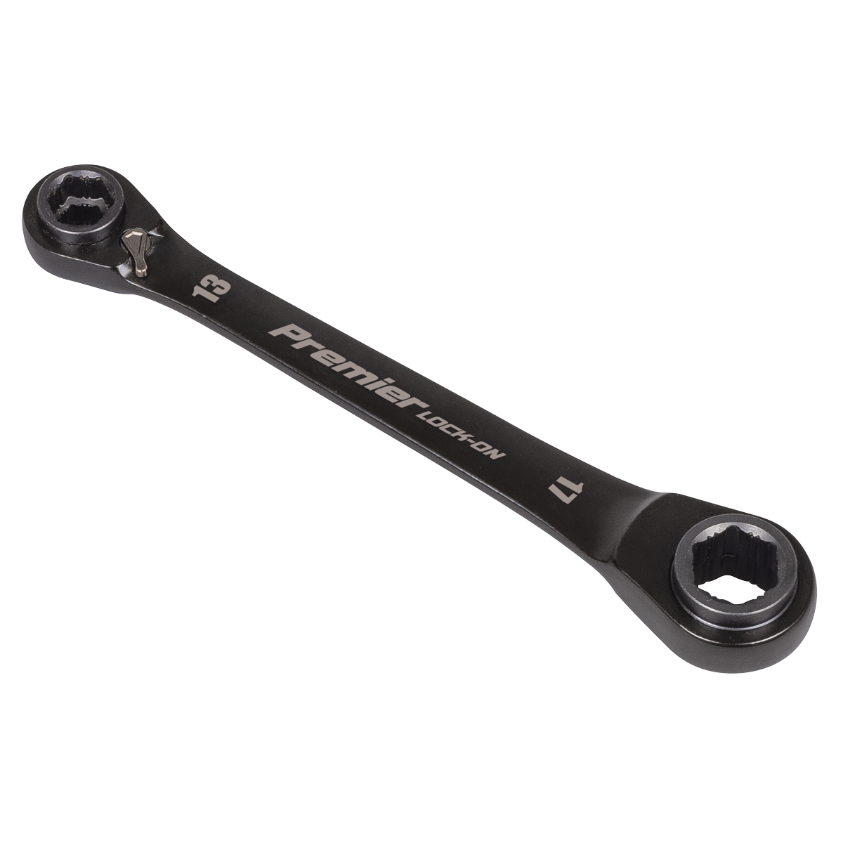4-in-1 Reversible Lock-On™ Ratchet Ring Spanner AK63923