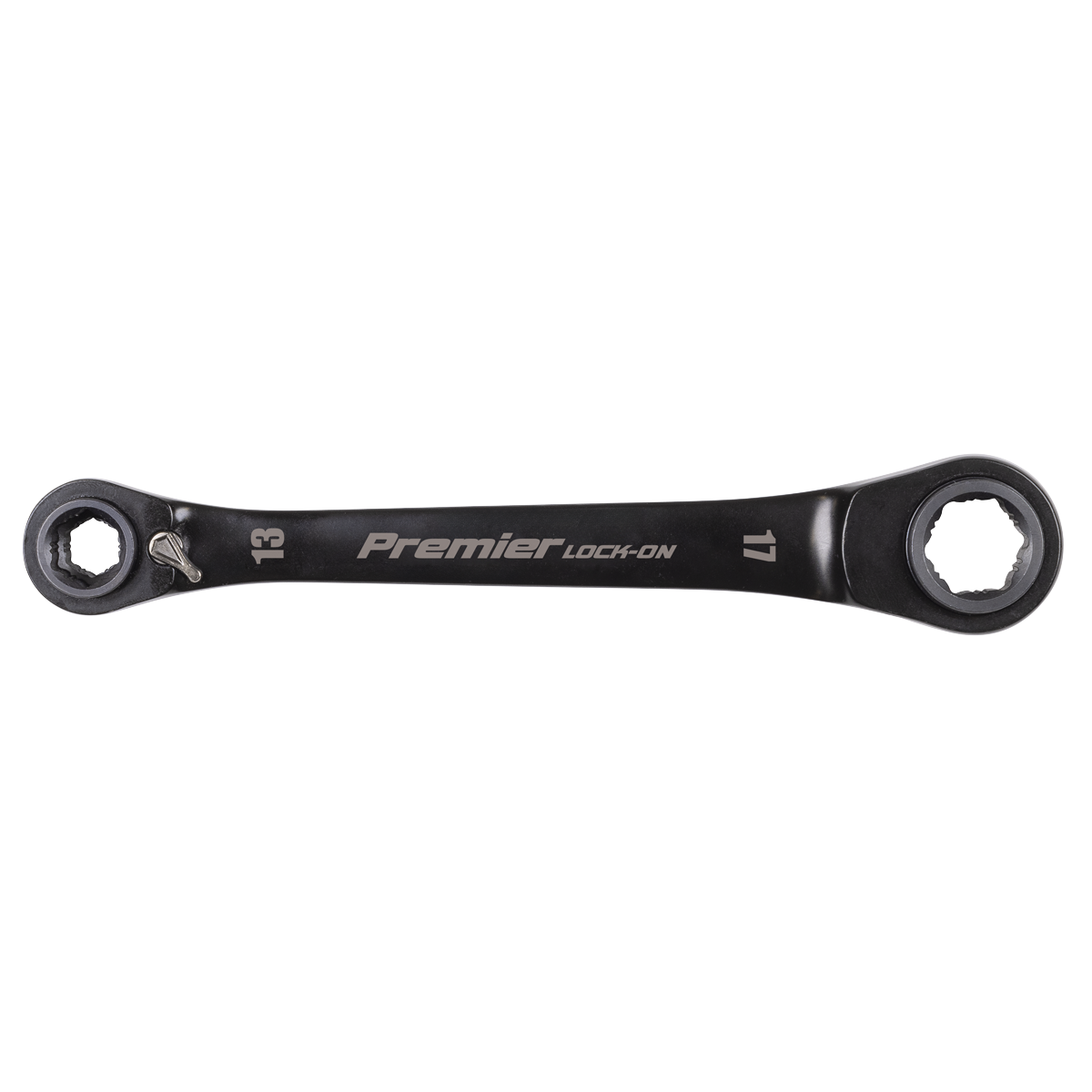 4-in-1 Reversible Lock-On™ Ratchet Ring Spanner AK63923