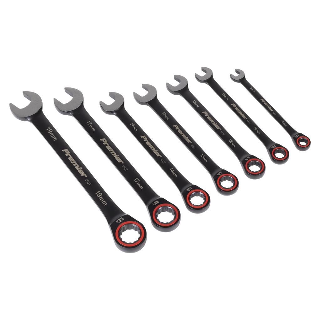 Combination Ratchet Spanner Set 7pc AK63941B