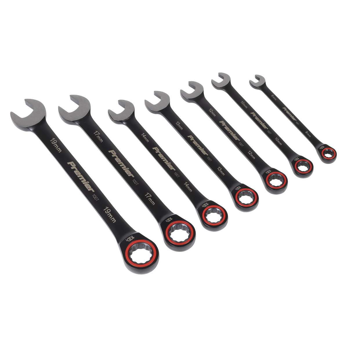 Combination Ratchet Spanner Set 7pc AK63941B