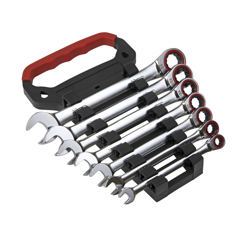 Combination Ratchet Spanner Set 7pc AK63941