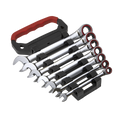 Combination Ratchet Spanner Set 7pc AK63941