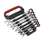 Combination Ratchet Spanner Set 7pc AK63941