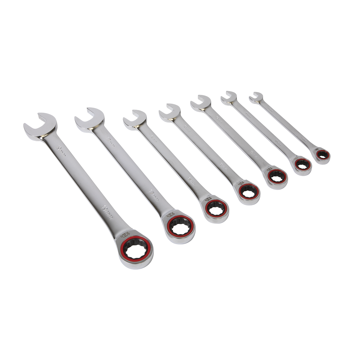 Combination Ratchet Spanner Set 7pc AK63941