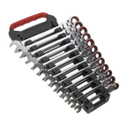Flexi-Head Ratchet Combination Spanner Set 12pc AK63942