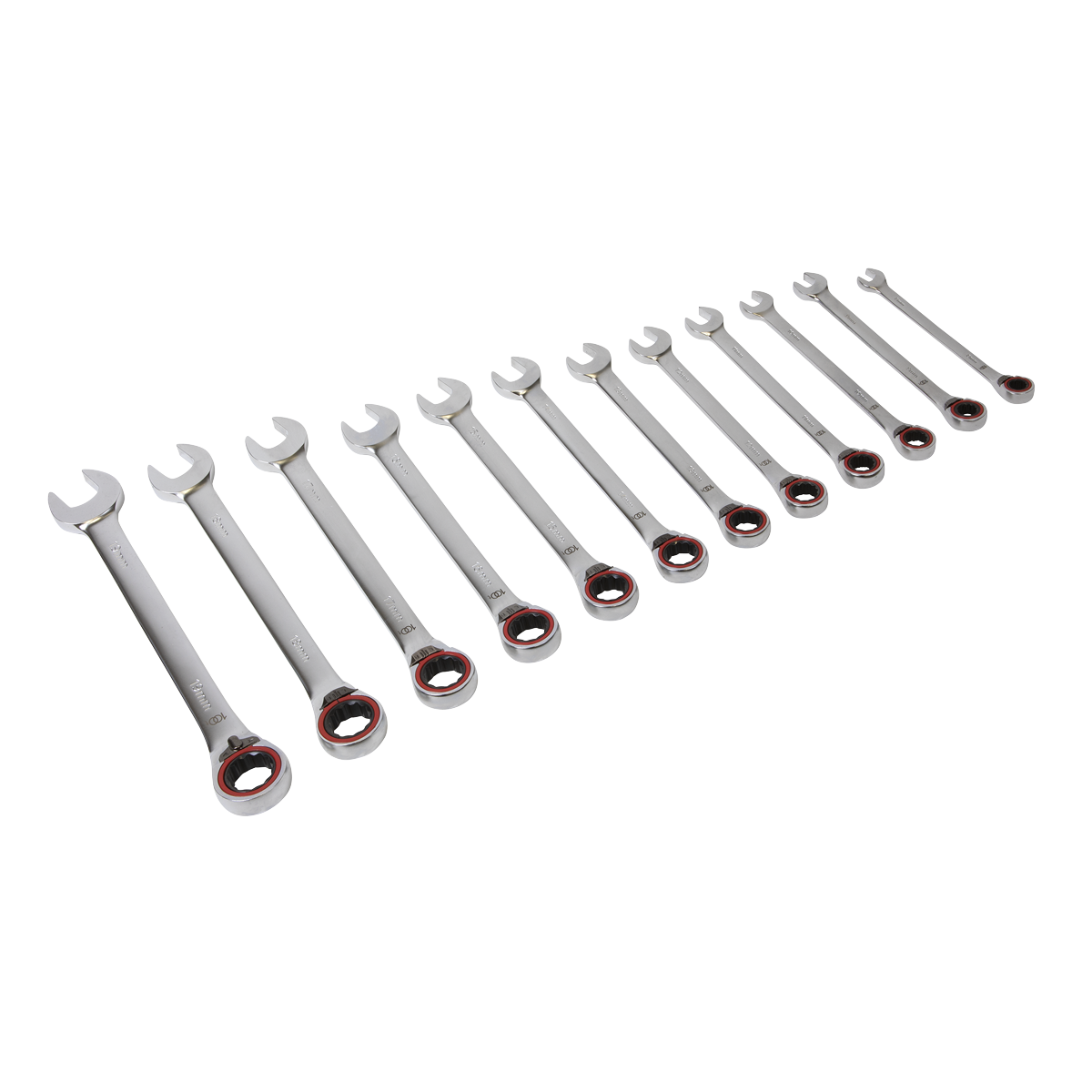 Reversible Ratchet Combination Spanner Set 12pc AK63944