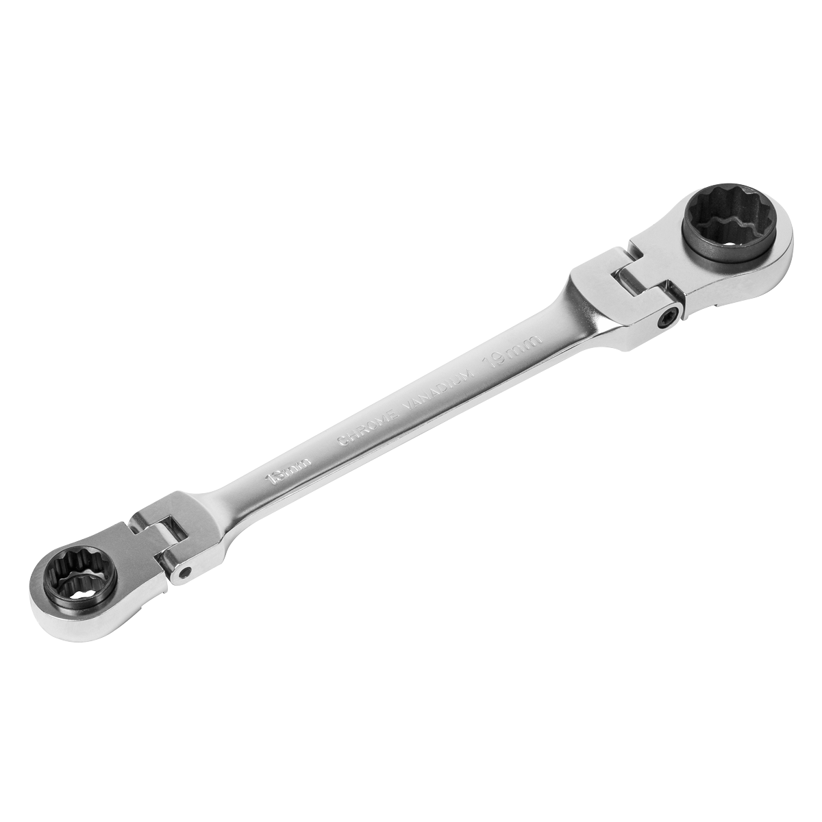 4-in-1 Flexi-Head Reversible Ratchet Ring Spanner AK63947