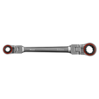 4-in-1 Flexi-Head Reversible Ratchet Ring Spanner AK63947