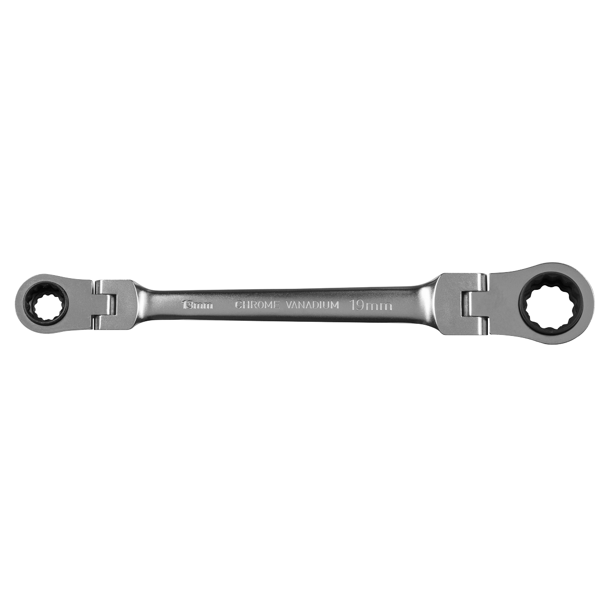 4-in-1 Flexi-Head Reversible Ratchet Ring Spanner AK63947