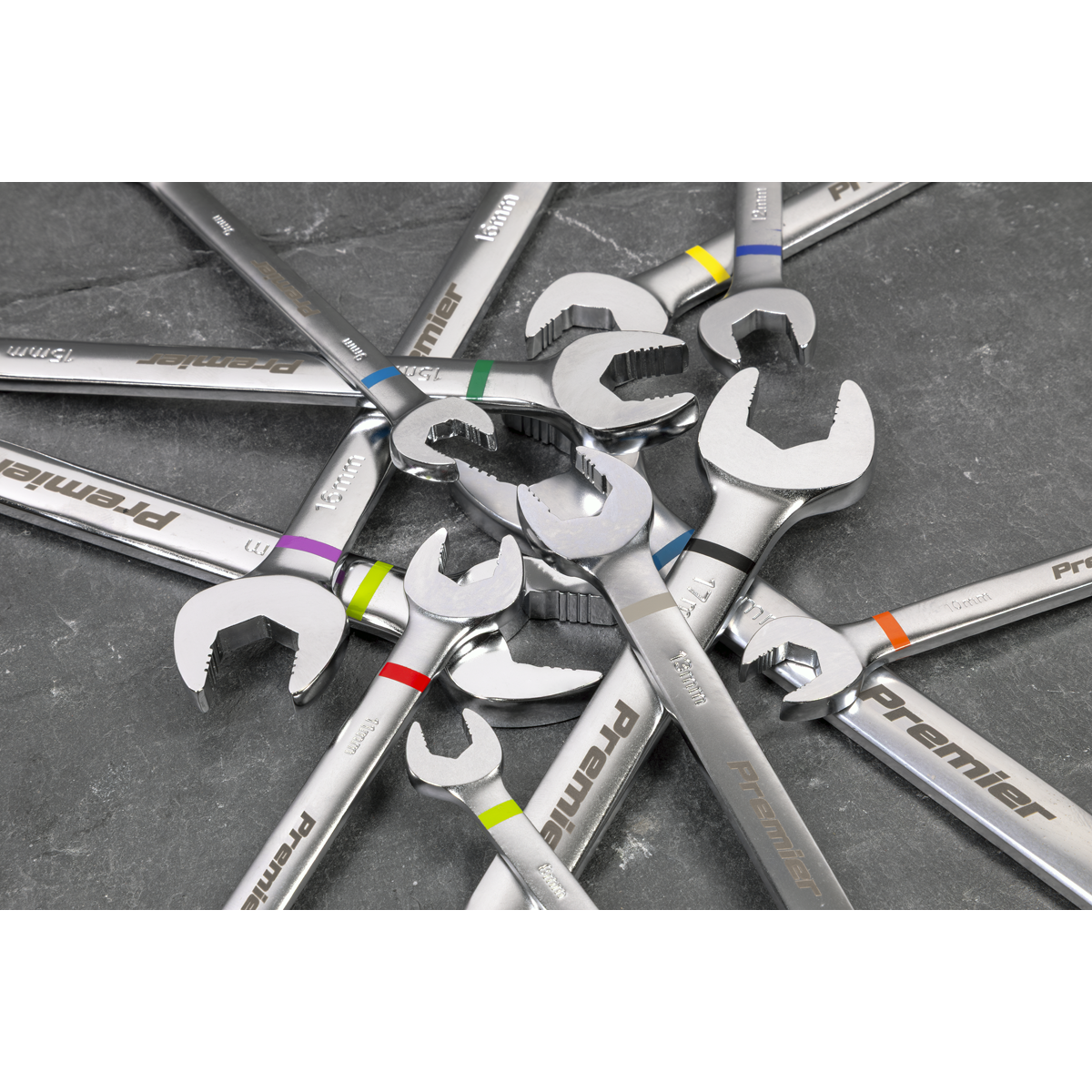 Anti-Slip Combination Spanner Set 12pc AK63950