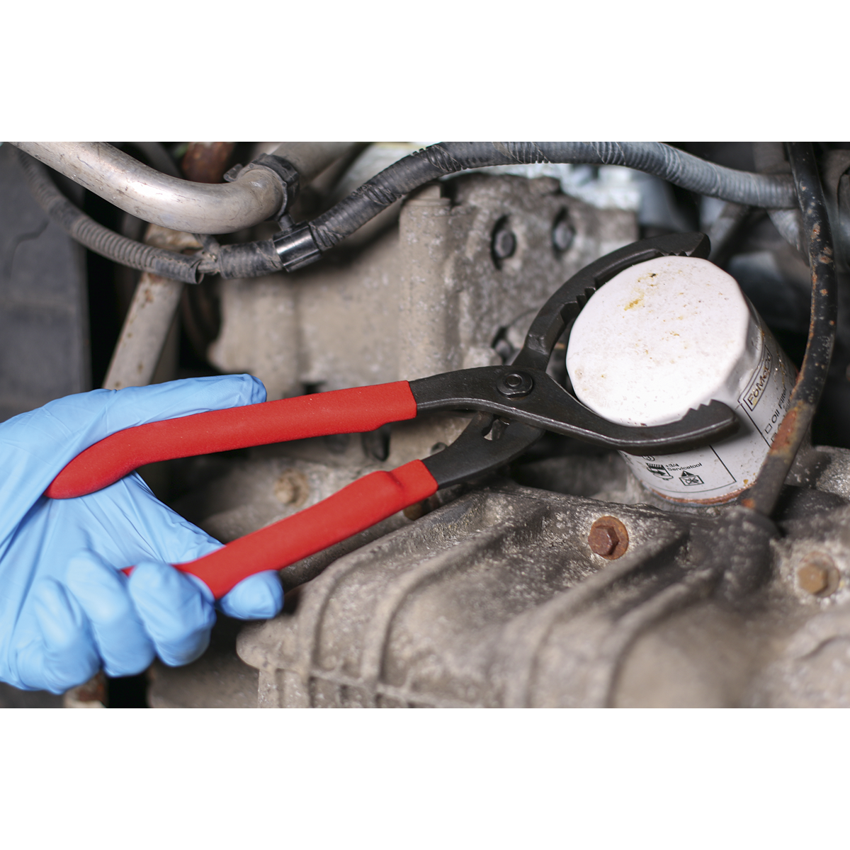 Oil Filter Pliers 54-89mm Capacity AK6412