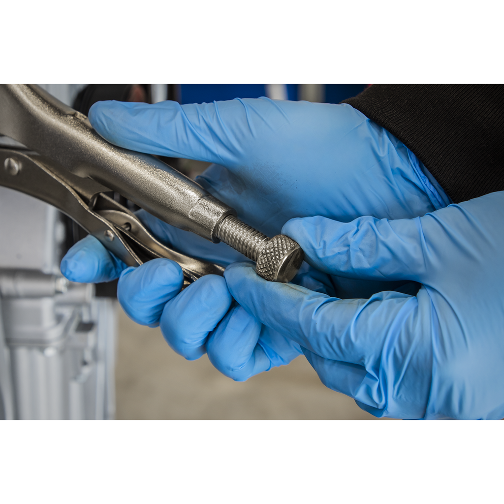 Angled Oil Filter Locking Pliers 45-130mm Capacity AK6423