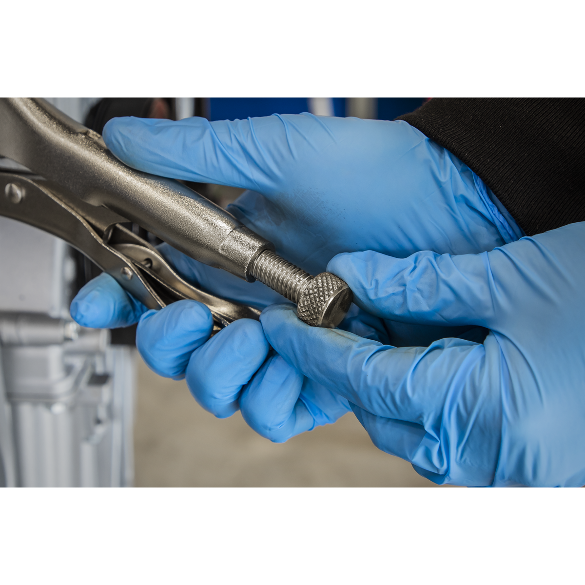 Angled Oil Filter Locking Pliers 45-130mm Capacity AK6423