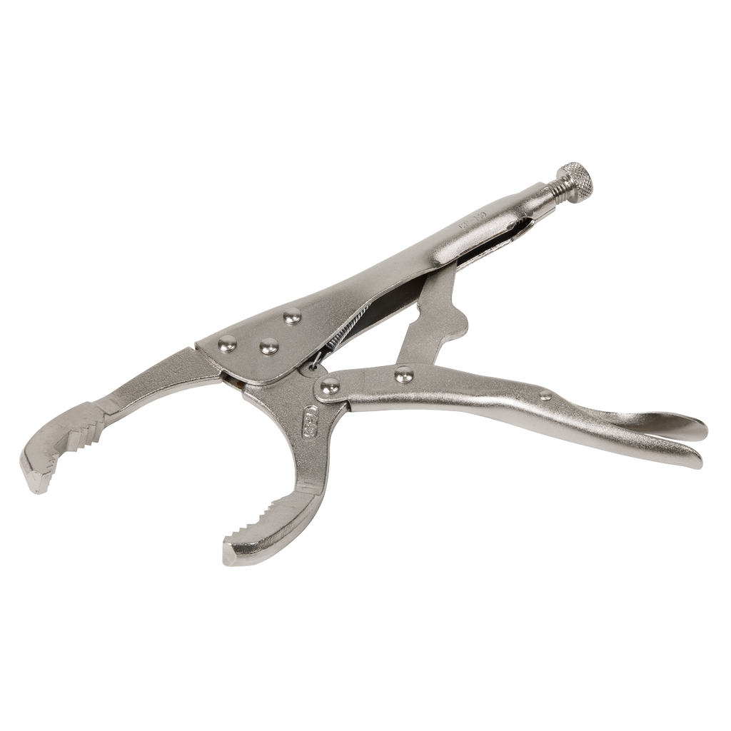 Angled Oil Filter Locking Pliers 45-130mm Capacity AK6423