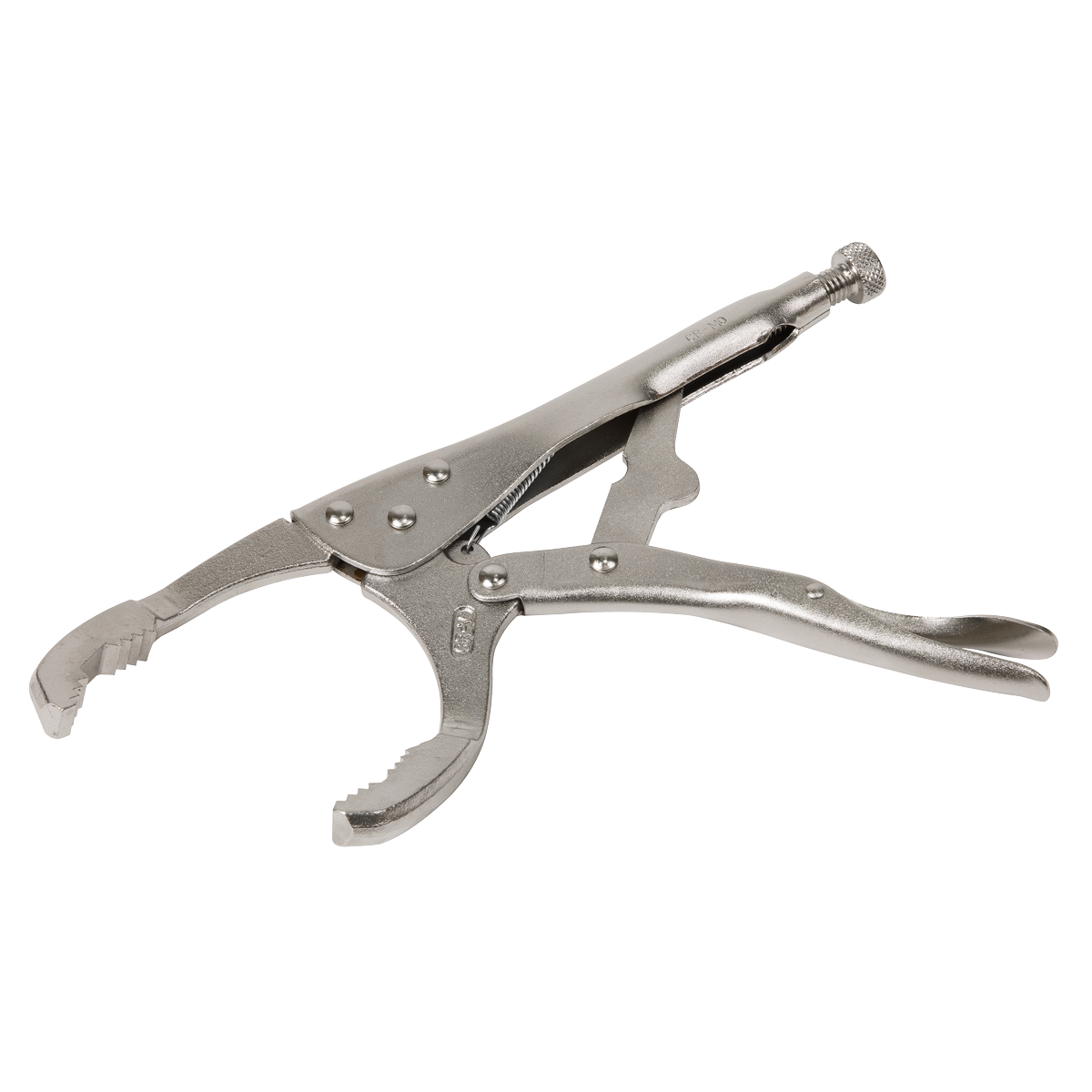 Angled Oil Filter Locking Pliers 45-130mm Capacity AK6423