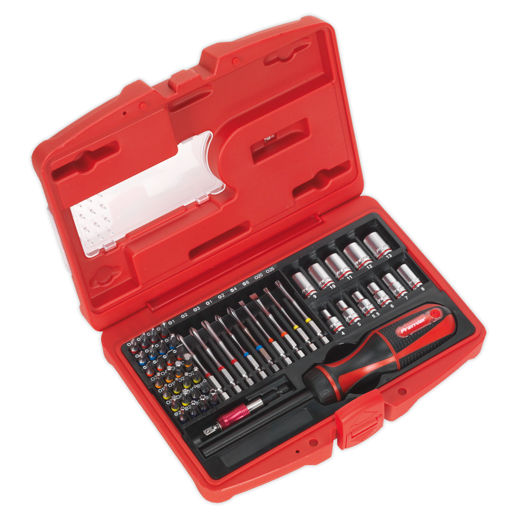 Fine Tooth Ratchet Screwdriver & Accessory Set 51pc AK64903