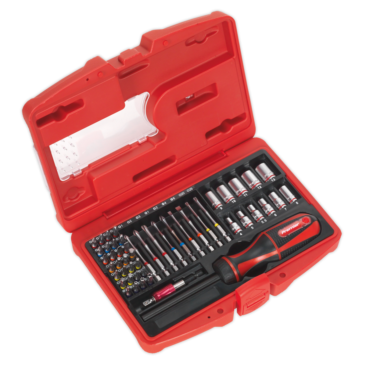 Fine Tooth Ratchet Screwdriver & Accessory Set 51pc AK64903