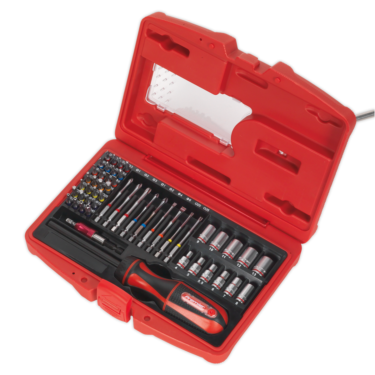 Fine Tooth Ratchet Screwdriver & Accessory Set 51pc AK64903