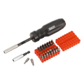Gearless Ratchet Screwdriver Set 34pc AK6498