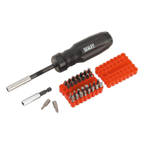 Gearless Ratchet Screwdriver Set 34pc AK6498