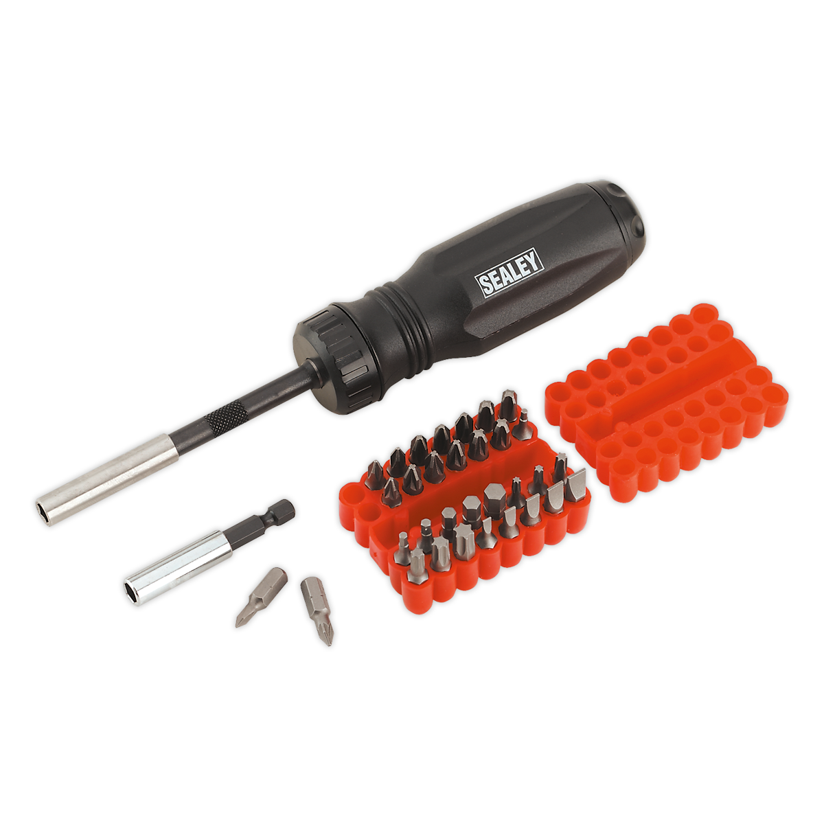 Gearless Ratchet Screwdriver Set 34pc AK6498